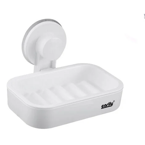 Portasapone a Ventosa Porta Sapone saponetta Spugna a Muro da Appendere a Parete accessorio da bagno