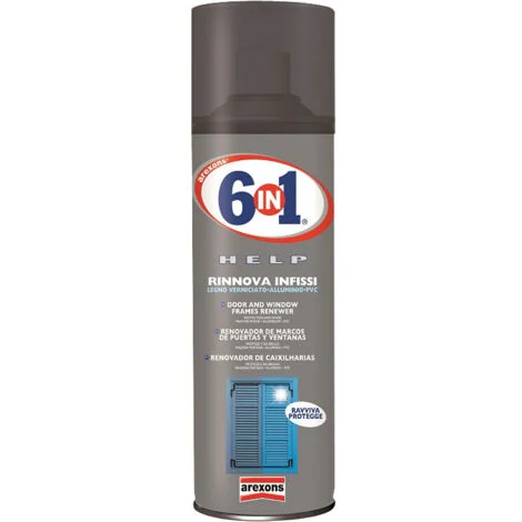 Rinnova Infissi Spray Pulitore Finestre PVC Alluminio Legno Verniciato Arexons