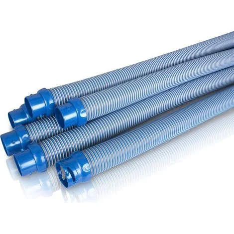 Tubi flessibili per robot pulitori per piscine – 6 sezioni da 1 m, sistema Twist Lock, blu, modello W78055