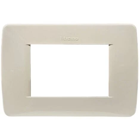 Placca Bticino Luna 3 moduli grigio chiaro C4803GC