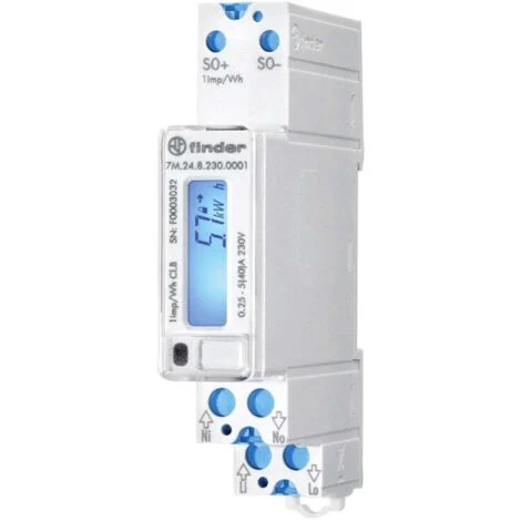 Finder contatore di energia digitale 40a 7e6482300001 7m2482300001