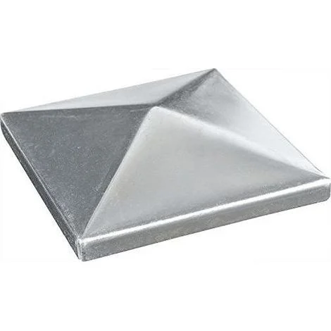 Copripilastri acciaio Zincato Quadri Sp.1,5Mm 100X100 Mm