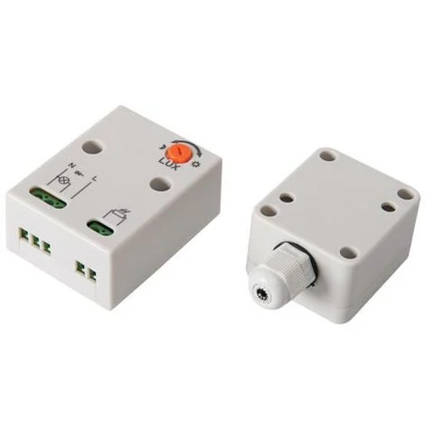 Relay crepuscolare a parete - 10A - IP20/65 - Bianco - Kanlux
