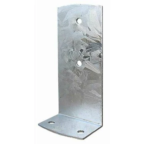 Supporto pesante ad "L" da avvitare 90 x 225 spessore 4 mm.