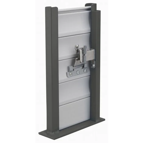 Blocco per tapparelle, saracinesche, antisollevamento, acciaio ino x, 67 x 71 mm, 2 pezzi – THIRARD