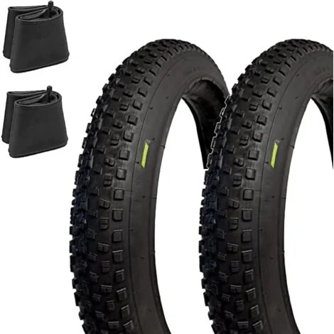 2 COPERTONI + 2 CAMERE D'ARIA 26 X 4.00 FAT BIKE Ecovelo