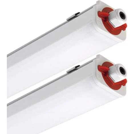 Plafoniera stagna 150 cm 60W Emergenza 1h luce 4000K a Led Prisma Norma+CL 306002