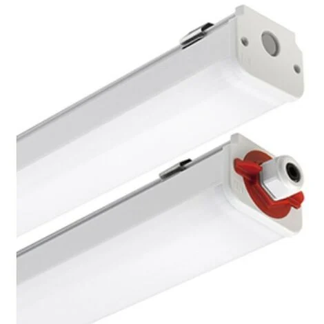 Plafoniera stagna 150 cm 60W luce 4000K a Led Prisma Norma+ 305954