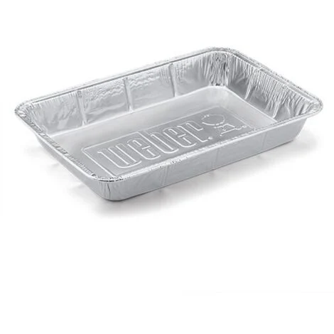 Vaschette di Raccolta in Alluminio Weber 10 pz - 6416