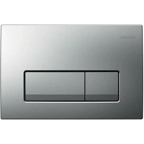 Geberit Delta50 - Placca di comando, cromo opaco 115.119.46.1