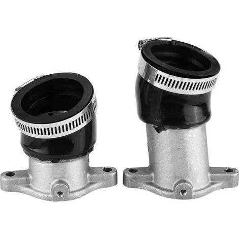 Collettore di aspirazione in alluminio per Honda CX500 (1978–1982), confezione da 2 pezzi, compatibile con carburatore, montaggio diretto