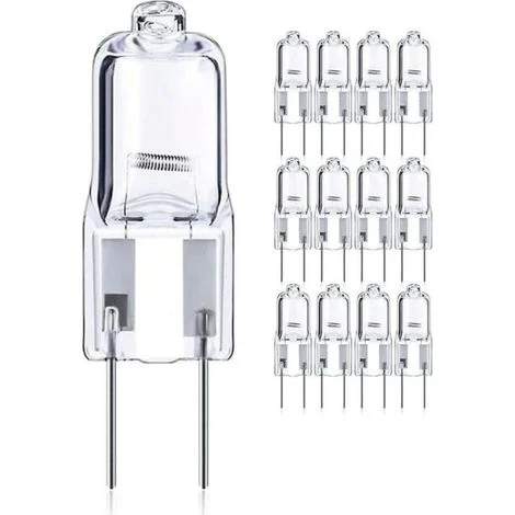 12 pezzi 50 W Gy6.35/G6.35 alogena dimmerabile, base bi-pin 12 V T4 G6.35 820 lm