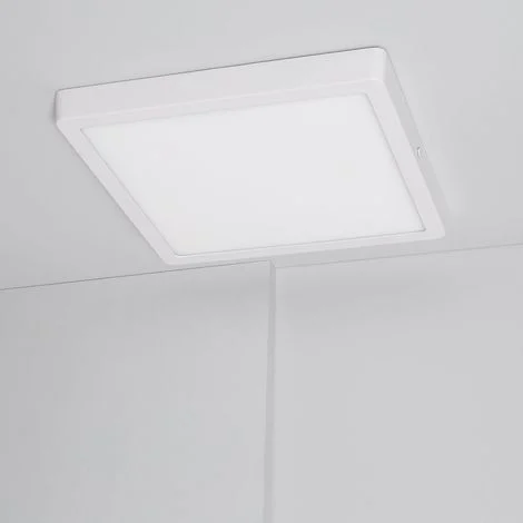 Plafoniera LED 24W Quadrata Superslim CCT Selezionabile 280x280 mm Selezionabile (Caldo-Naturale-Freddo)