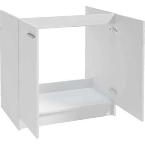 Mobile lavello SINGOLO 80x50 bianco