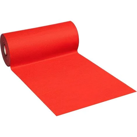 Passatoia Tappeto al Metro H200 Cm Antiscivolo Moquette Entrata Negozio Rosso