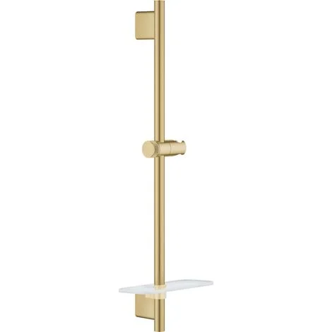 Grohe Rainshower SmartActive - Asta doccia con mensola, 60 cm, Cool Sunrise spazzolato 26602GN0