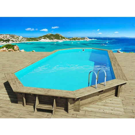 Piscine boisIbiza- 8,57 x 4,57 x 1,31 m