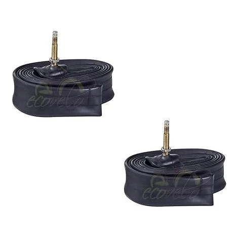 2 CAMERE D'ARIA 26 x 1.75/1.90/2.125 CON VALVOLA REGINA ITALIA PER CITY BIKE BICI BICICLETTA MOUNTAIN BIKE MTB Ecovelo