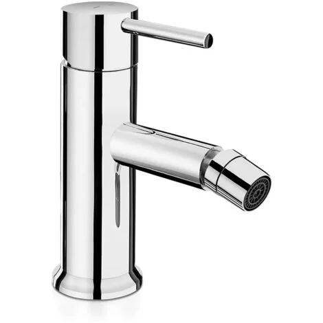 Rubinetto bidet cromato serie Manola incluso di piletta