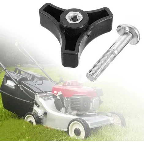Ricambi di alta qualità per tosaerba: bullone di fissaggio del pulsante dell'impugnatura triangolare, 2 pezzi/set di bulloni di ricambio, adatti per Honda e Hayter.