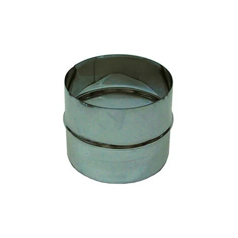 Canna fumaria inox giunto maschio-maschio D. 150 mm. Tuboacciaio inox 316