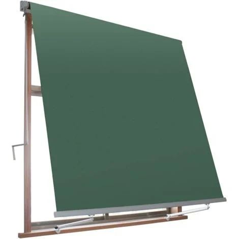 TENDA DA SOLE A CADUTA BALCONE BRACCETTI BRACCI ESTERNO 1 x 2,5 M VERDE 584 VE