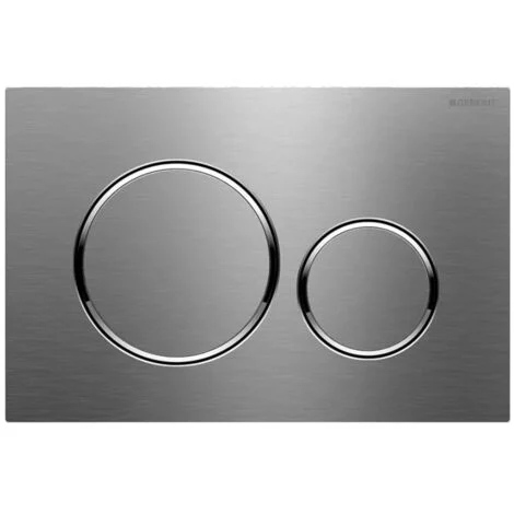 Geberit placca di comando Sigma 20 doppio tasto acciaio inox satinato