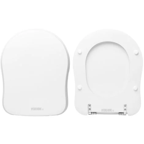 Copriwater Antalia Dolomite legno rivestito in resina poliestere bianco come originale