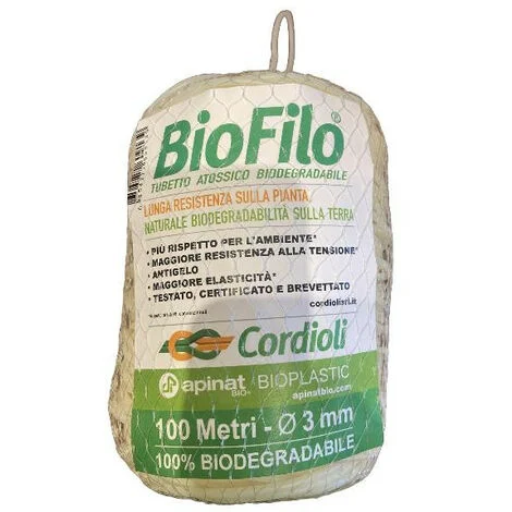 CORDIOLI - Tubetto Biodegradabile bobina da 100 mt diametro 3 mm