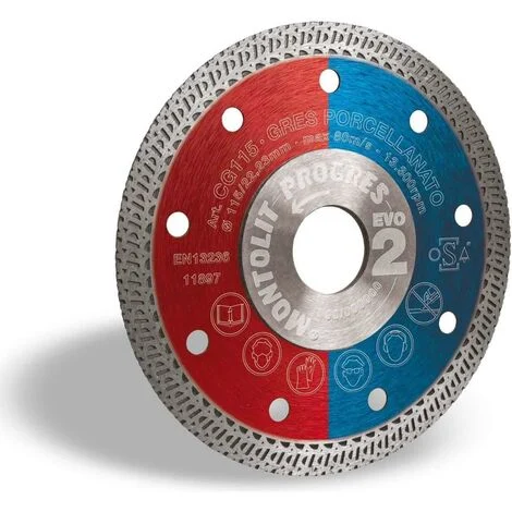 DISCO DIAMANTATO 115 MM MONTOLIT CERMONT CG115 PER GRES E CERAMICA DURA