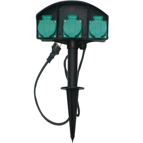 Palina Paline Elettriche Con Puntale E Tettuccio 3 Prese 16A Ip54 1 Pezzo