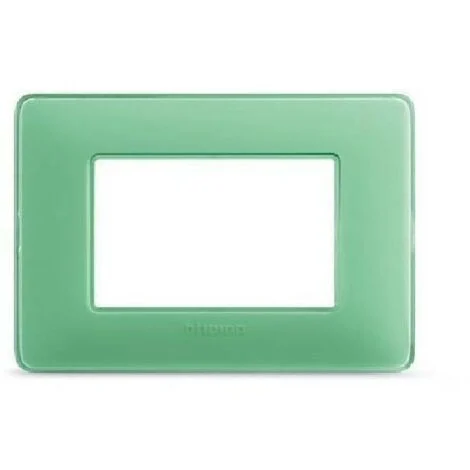 Bticino placca 3p colore te verde matix am4803cvc