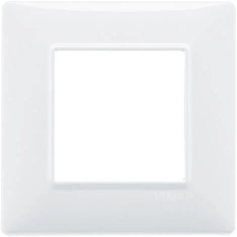 Vimar placca 2mserie plana bianco 14642.01