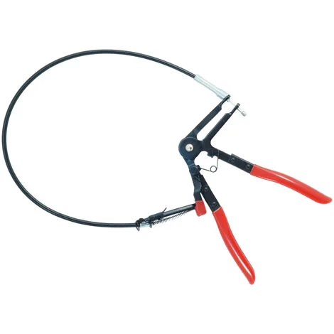 Pinza Stringi Fascette per Manicotti Auto Moto Con Cavo Flessibile