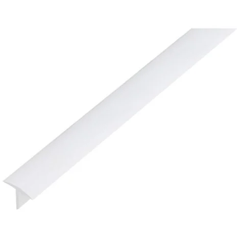 Alberts 485269 Profilo a Tplastica, bianco1000 x 25 x 18 mm