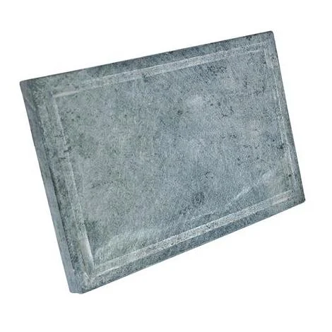 Pietra Ollare NaturaleRicambio Per Bistecchiera - Cm 19 X 37 - Spessore 2 Cm