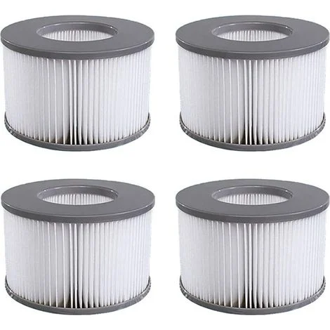 Filtro Spa Lite per mspa, Filtro per mspa Lite, per filtro idromassaggio MSPA - Cartucce filtranti per sottomarini e vasche idromassaggio - Modello dal 2020 in poi (4 pezzi).