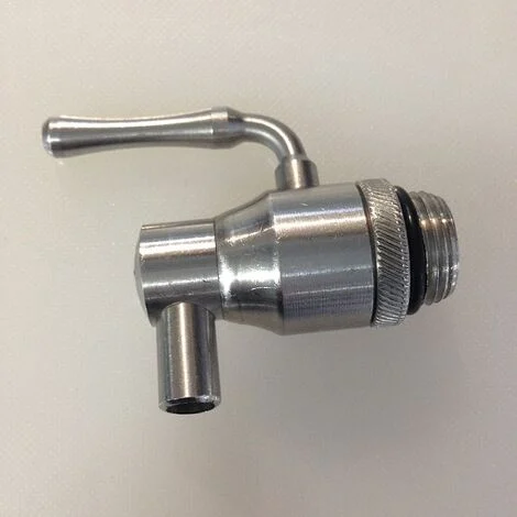 SANSONE RUBINETTO SALVAGOCCIA DA 1/2 MEZZO POLLICE INOX 18/10 A LEVA