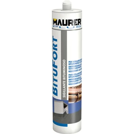 Silicone SIGILLANTE BITUMINOSO NERO mod. BITUFORT MAURER PLUS 310 ml