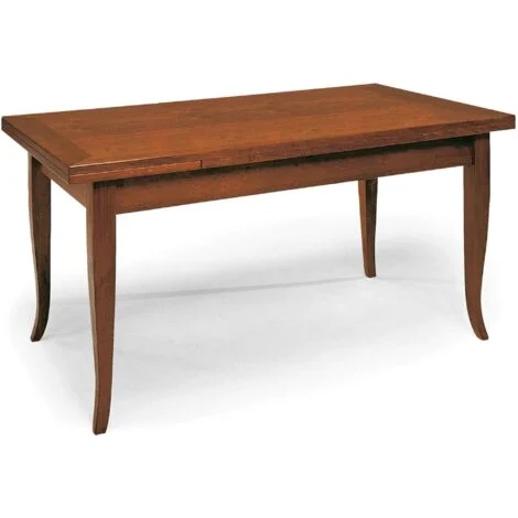 DONNY - tavolo da pranzo allungabile in legno massello cm 85 X 160/200/240