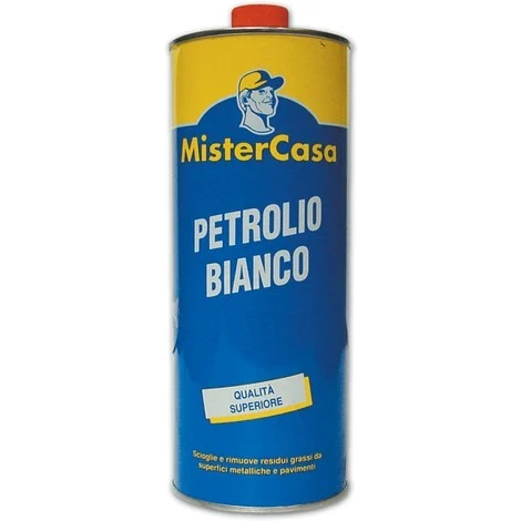 PETROLIO BIANCO lampante 1 LT PER PULIZIA CATENA MOTO TRASMISSIONE TORCIA LAMPADA