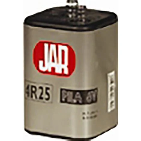 Batteria ricaricabile 6V 4R25 per lampada da cantiere 4080