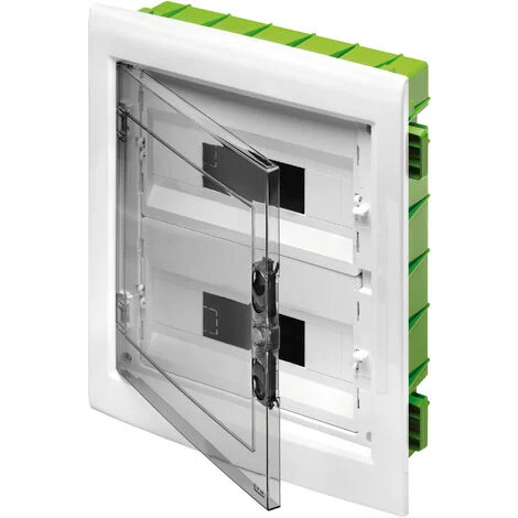 Gewiss GW-40609PM Centralino Per Cartongesso Con Porta Trasparente Fumé 36M IP40