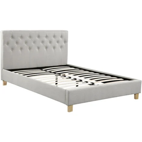 Letto "Emmy" - 140 x 190 cm - Beige
