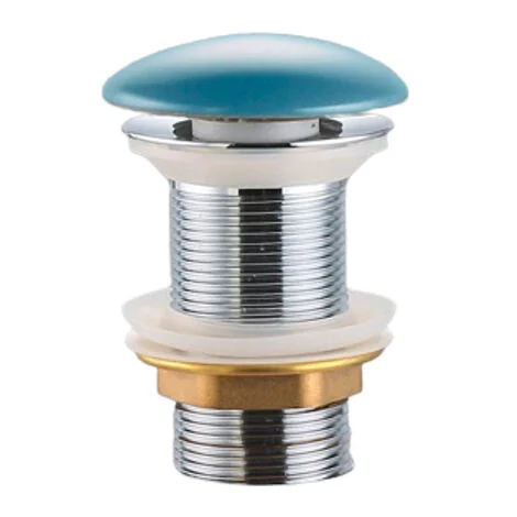 Swiss Aqua Technologies Piletta Infinitio 5/4' a flusso libero senza troppopieno per lavabi e lavabi, blu opaco (PZATKALBLM)