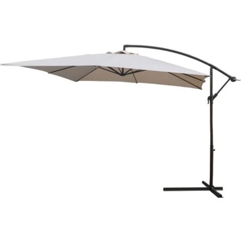 531361 - Ombrellone giardino alluminio QUADRATO mt 3x3 multiposizione basculante