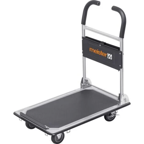 Meister Werkzeuge 8985620 Carrello con pianale pieghevole, con vano portaoggetti Acciaio Capacità di carico (max.): 150