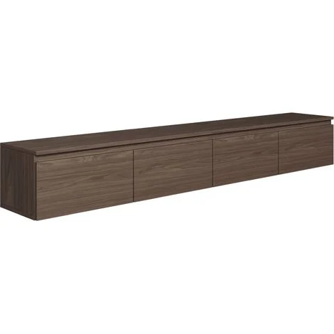 Selsey BEMMI -Mobile TV sospeso a 2 ante -200 cm -noce del Wisconsin