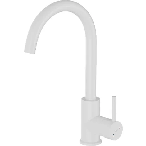 Essebagno Kiwo miscelatore lavello bianco