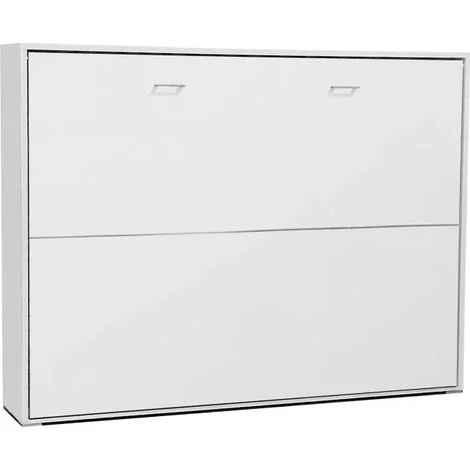 Letto pieghevole agglomerato melamina bianco 135x190cm